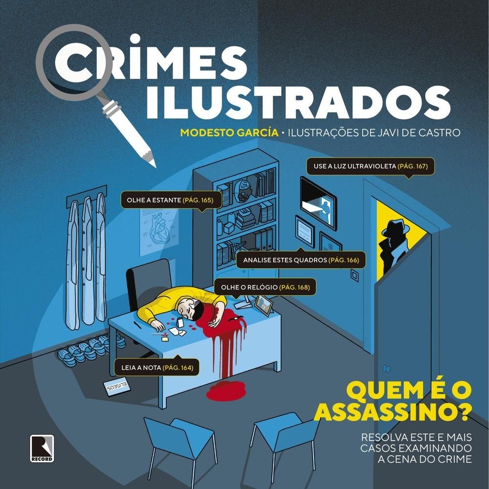 Livro  Crimes ilustrados por GARCIA, MODESTO Editora GRUPO RECORD por GARCIA, MODESTO
