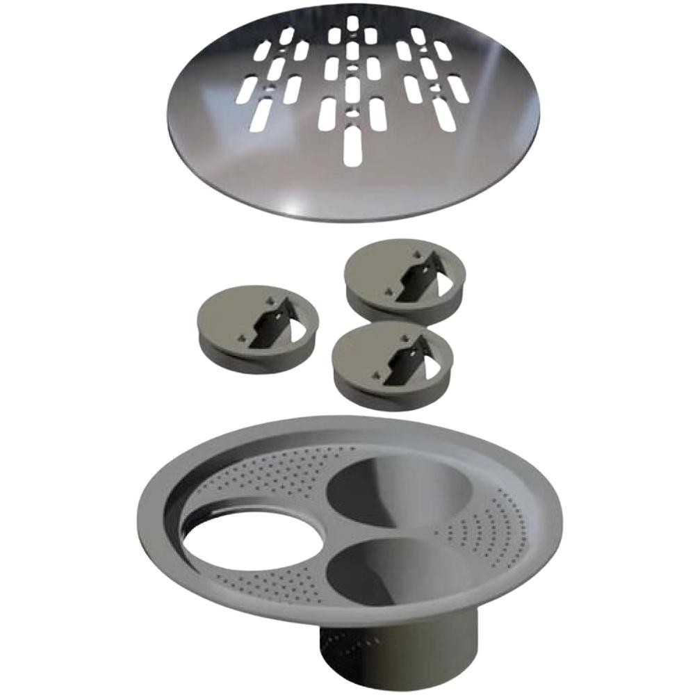 Ralo Grelha P/caixa Sifonada Redonda Inox Polida Linear 15x15cm em Oferta na Shopee