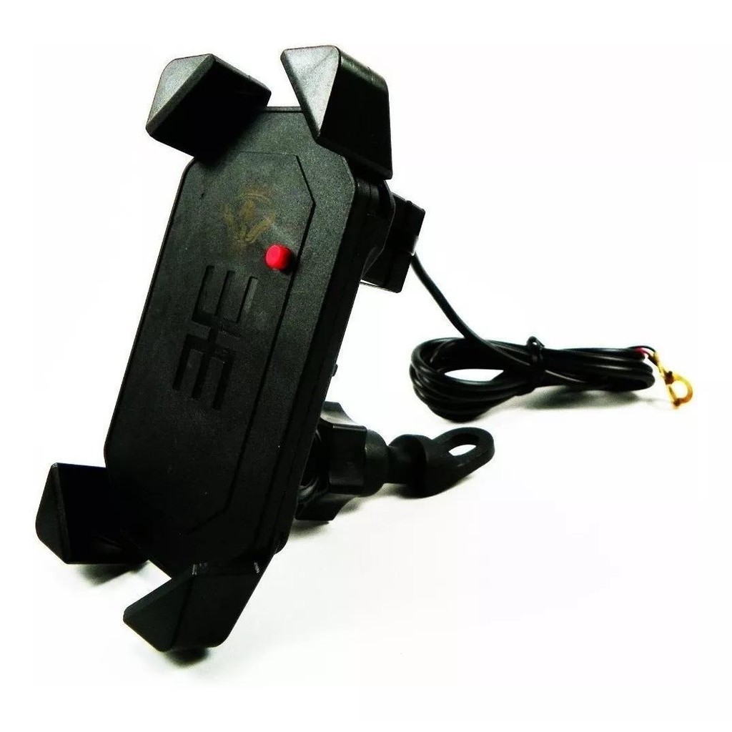 Suporte para Celular, Gps, Tablet para Moto Carregador Carregador 2.4a Usb