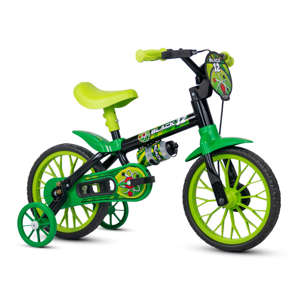 Bicicleta Infantil Aro 12 Black em Oferta na Shopee