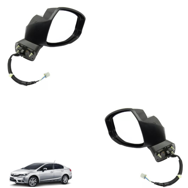 Retrovisor Civic 2012 2013 2014 2015 2016 Eletrico Sem Pisca