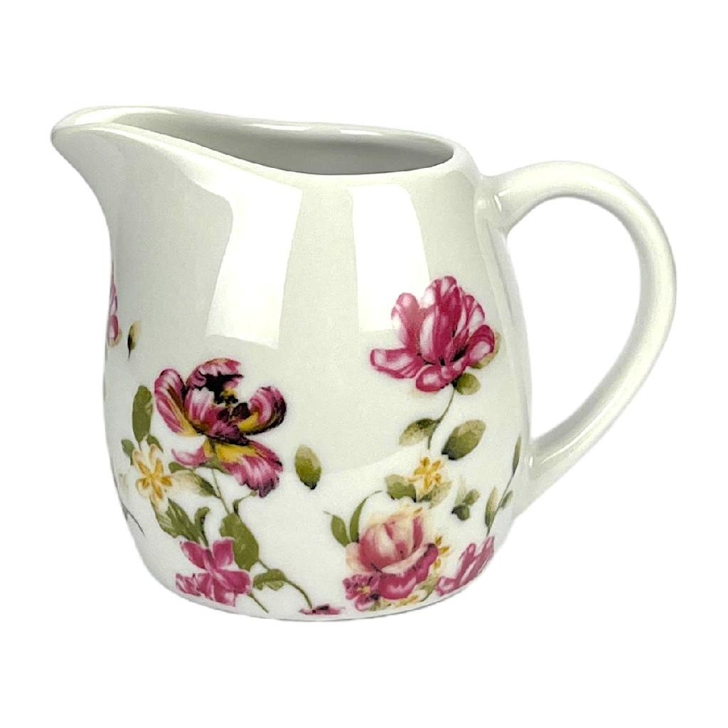 Mini Jarra Leiteira Le Jardin Porcelana Caldas Molhos 245ml