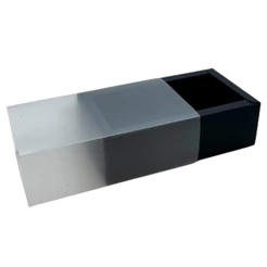 Caixa 2 Pães de Mel - Preta - 16x9x5cm - 1 unidade - Rizzo