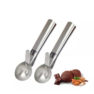 Conjunto de 2 Colheres de Sorvete  em Aço Inoxidável para Uma Experiência de Degustação em Oferta na Shopee