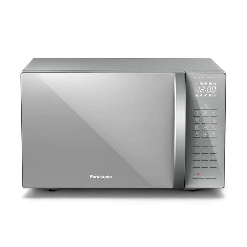 Micro-ondas Panasonic Tecnologia 34L Inox 110v Nn-st67lsrun