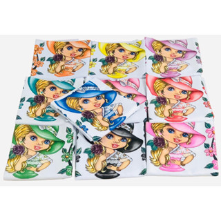 Kit  Panos de Prato Boneca Loira crochê 50 x 73cm 100% algodão em Oferta na Shopee