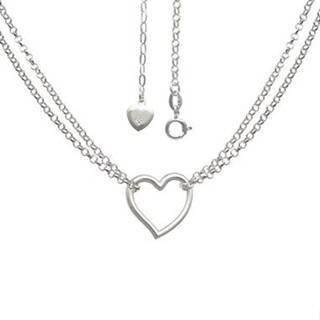 Colar Feminino de Prata 925 Coração Minimalista em Oferta na Shopee