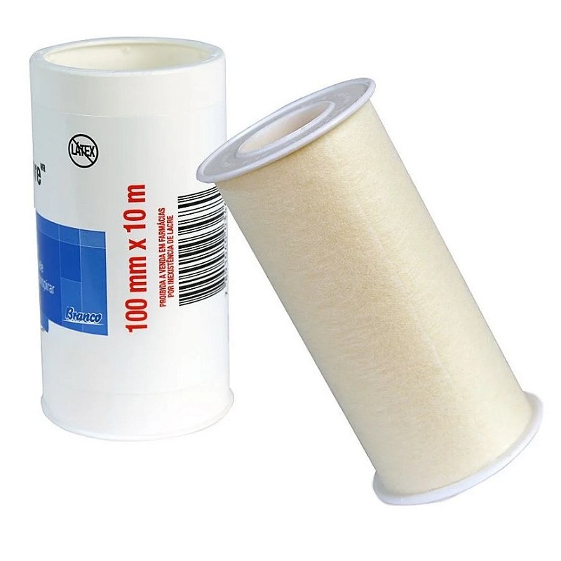 Fita Micropore Branca 100mm x 10mt - 3M em Oferta na Shopee