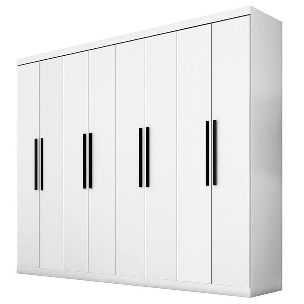 Guarda Roupa Casal Prime 1684 Branco - Araplac - Home & Living
