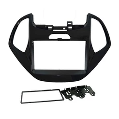 Moldura 2 Din Ford Ka / Ka+ 2014, 2015, 2016, 2017 - Black Piano