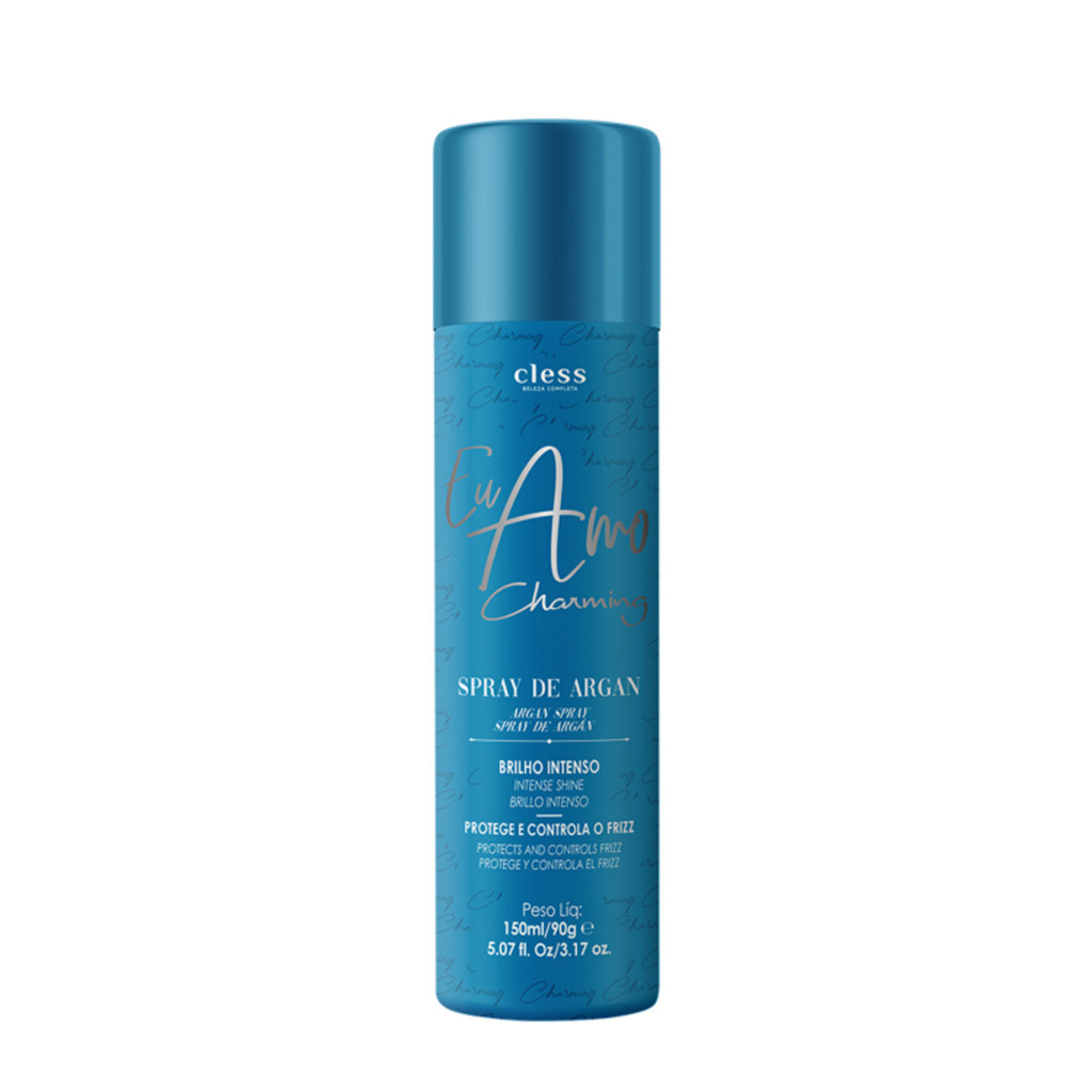 Spray de Brilho Argan Eu Amo Charming Cless 150ml