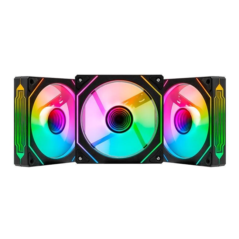 Kit Ventoinhas Pichau Wave P1, ARGB, 3x120mm, Preto, PG-WPRGB-BK01 em Oferta na Shopee