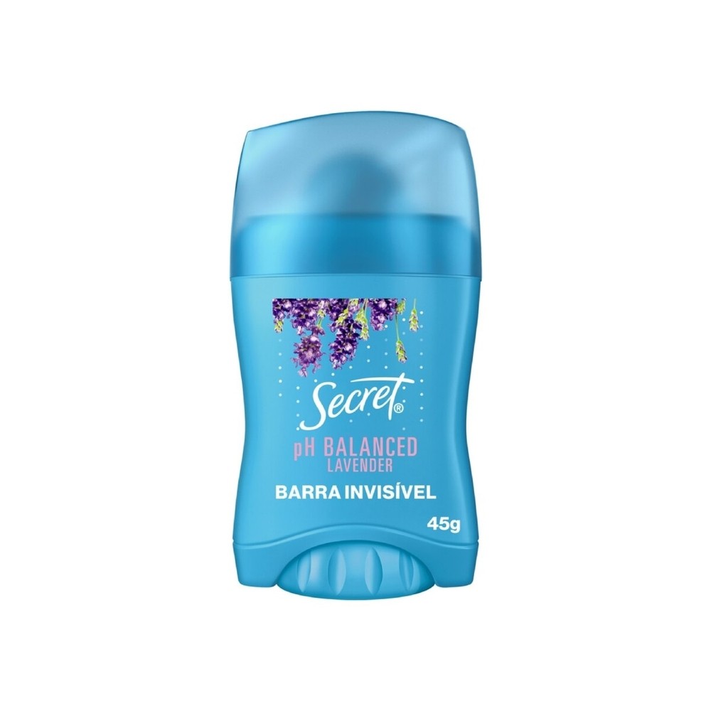 Desodorante Barra Secret Powder Protect Lavanda 45g