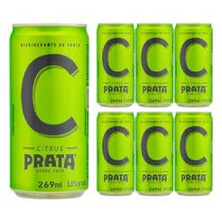 REFRIGERANTE PRATA CITRUS LATA 269ML PACK COM 6UNID