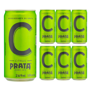 REFRIGERANTE PRATA CITRUS LATA 269ML PACK COM 6UNID em Oferta na Shopee