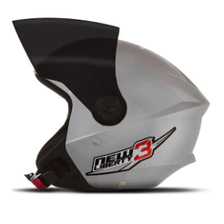 Capacete Moto Integral Aberto Pro Tork New Liberty 3 Solid Viseira Fumê Masculino Feminino