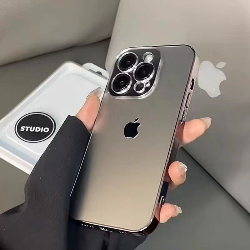 Vale A Pena Ter Nano De Proteção Espelhado AG Estojo Brilhante Para iPhone 16Plus 15 14 13 12 11ProMax 15Pro 16ProMax