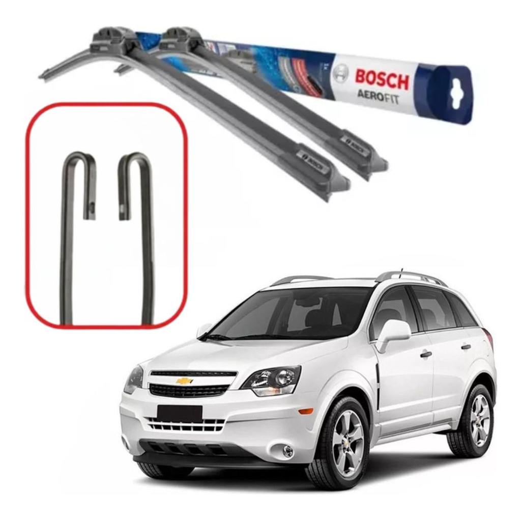 Jogo Limpador Parabrisa Original Bosch Gm Captiva 2009 A2017