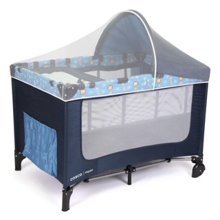 Berço Portátil Happy Azul Cosco Kids em Oferta na Shopee