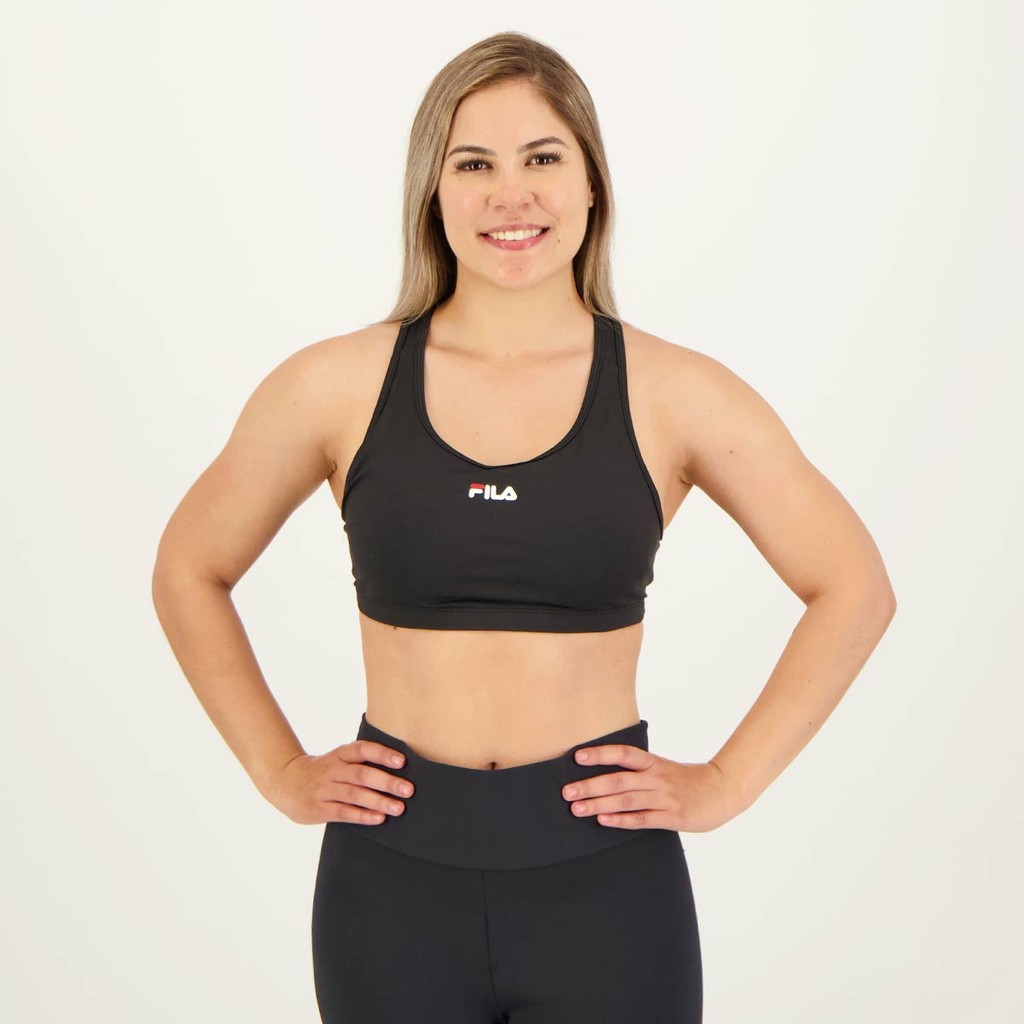 Top Fila Nadador Essential Feminino Preto - Sports & Outdoors