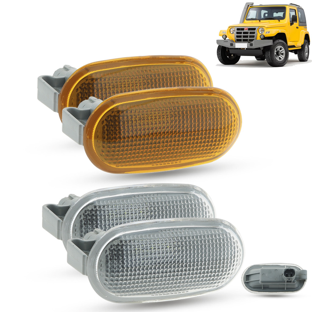 Par de Lanterna Pisca Seta Lateral Com LED Troller T4 2009 a 2021