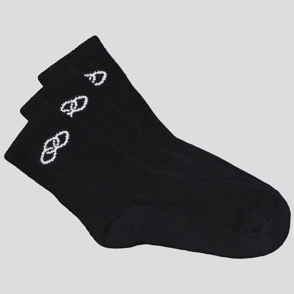 Kit Meia Olympikus Tripack Cano Médio Preta 39-44 em Oferta na Shopee