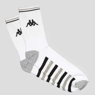 Meia Kappa Comfort Cano Medio Branca em Oferta na Shopee