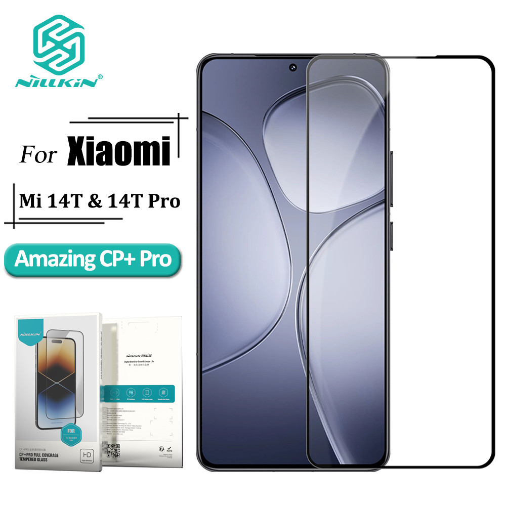 Vidro Temperado De Tela NILLKIN CP + Pro Series Para Xiaomi 14T / 14T Pro 9H Protetor Anti Explosão em Oferta na Shopee