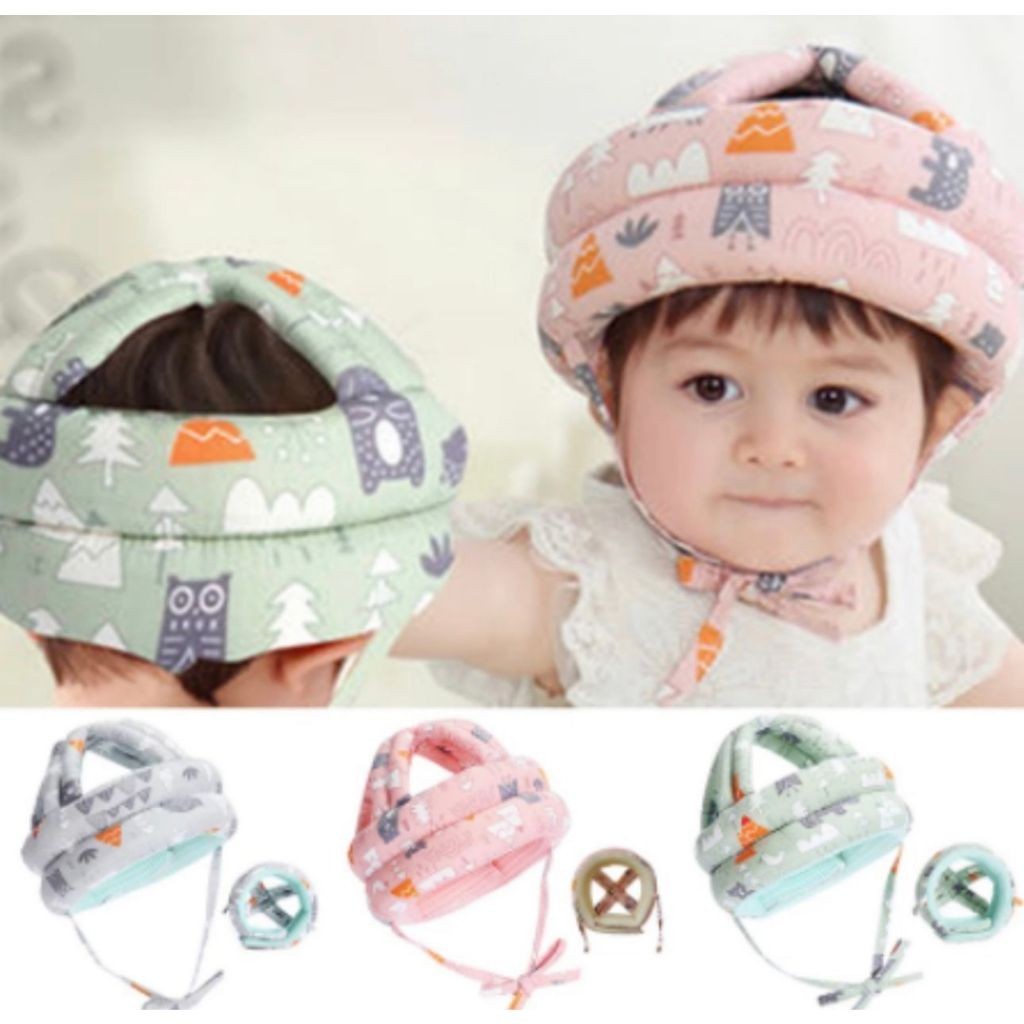 Capacete Segurança Proteção Cabeça Bebê Engatinhar Infantil em Oferta na Shopee