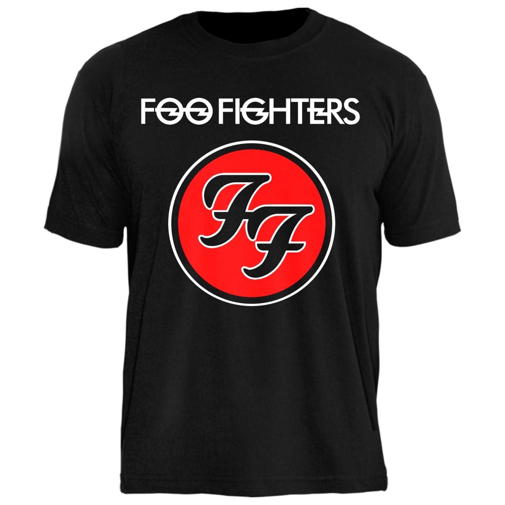 Camiseta Foo Fighters Logo Vermelho TS1672 Stamp Rockwear Oficial