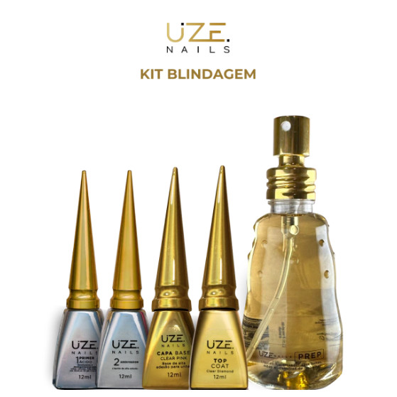 Kit Blindagem UZE Nails 5 itens