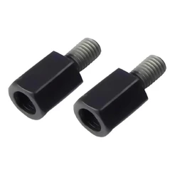 Par Adaptador Moto Lead Elite Rosca M8 P/ M10 Honda Direita