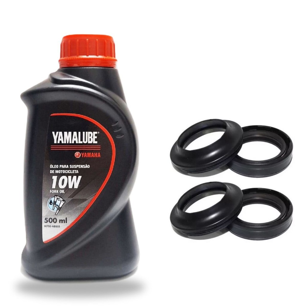 Kit Óleo da Bengala Yamalube Fazer 150 / Factor 150 + Retentores e Guarda Pó