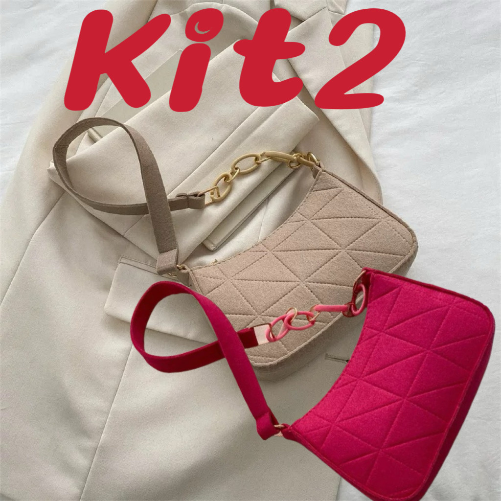 Kit 2 Bolsa de Ombro Pequena com Corrente para Mulheres  ming em Oferta na Shopee
