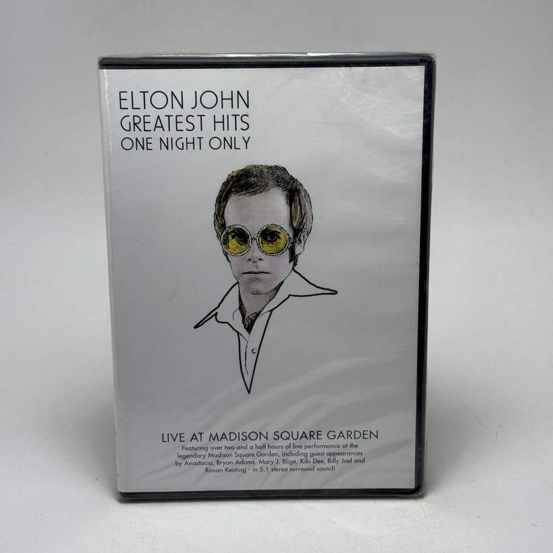 Dvd Elton John Greatest Hits One Night Only Live At Madison