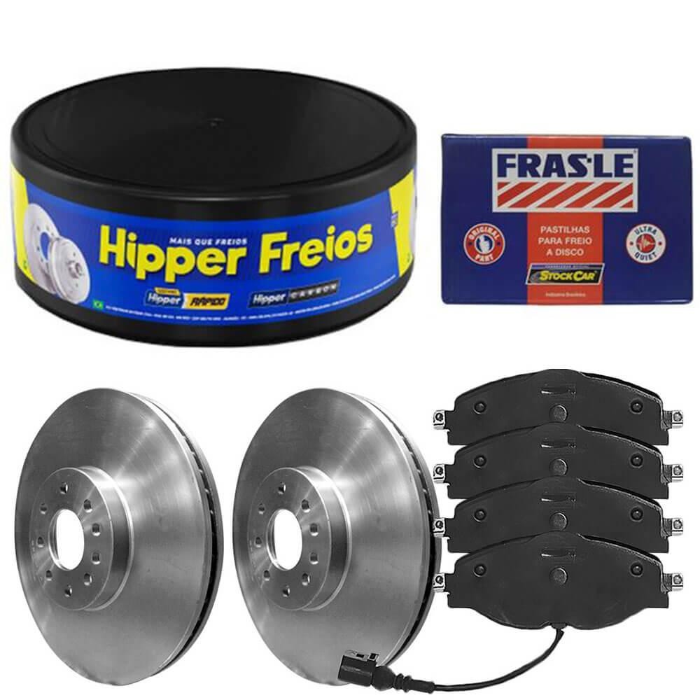 Kit Pastilha Disco Dianteiro Ventilado Jetta 1.4 TSI 18 a 20