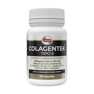 Colágeno Tipo II Colagentek Vitafor 30 Cápsula em Oferta na Shopee