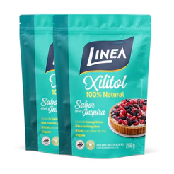 Kit 2 Adoçantes em pó Xilitol Linea 250g