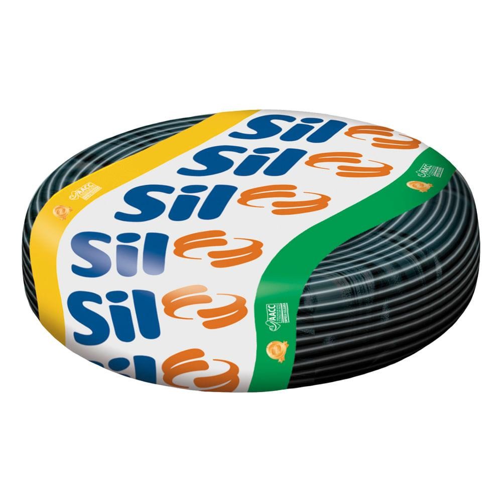 Rolo 100 Metros Cabo Flexivel Sil 750v 1mm Preto