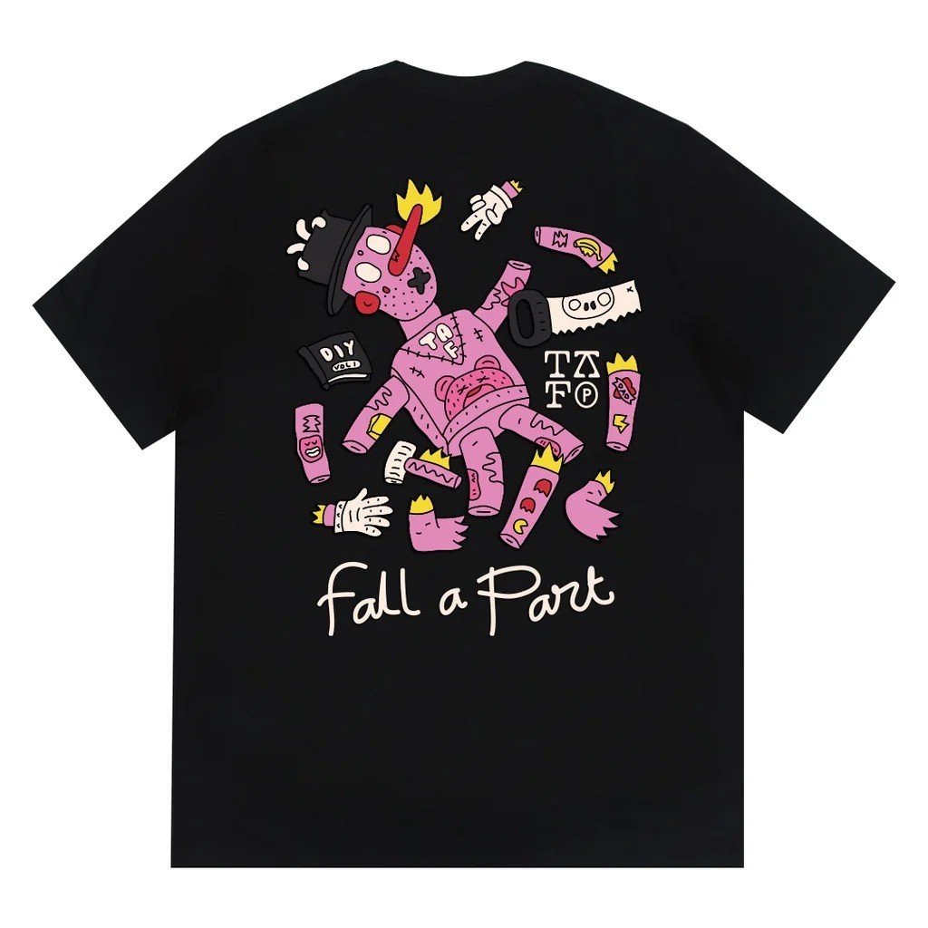 Camiseta Básica  Unissex Silly Doll Fall A Part LANÇAMENTO ENVIO IMEDIATO