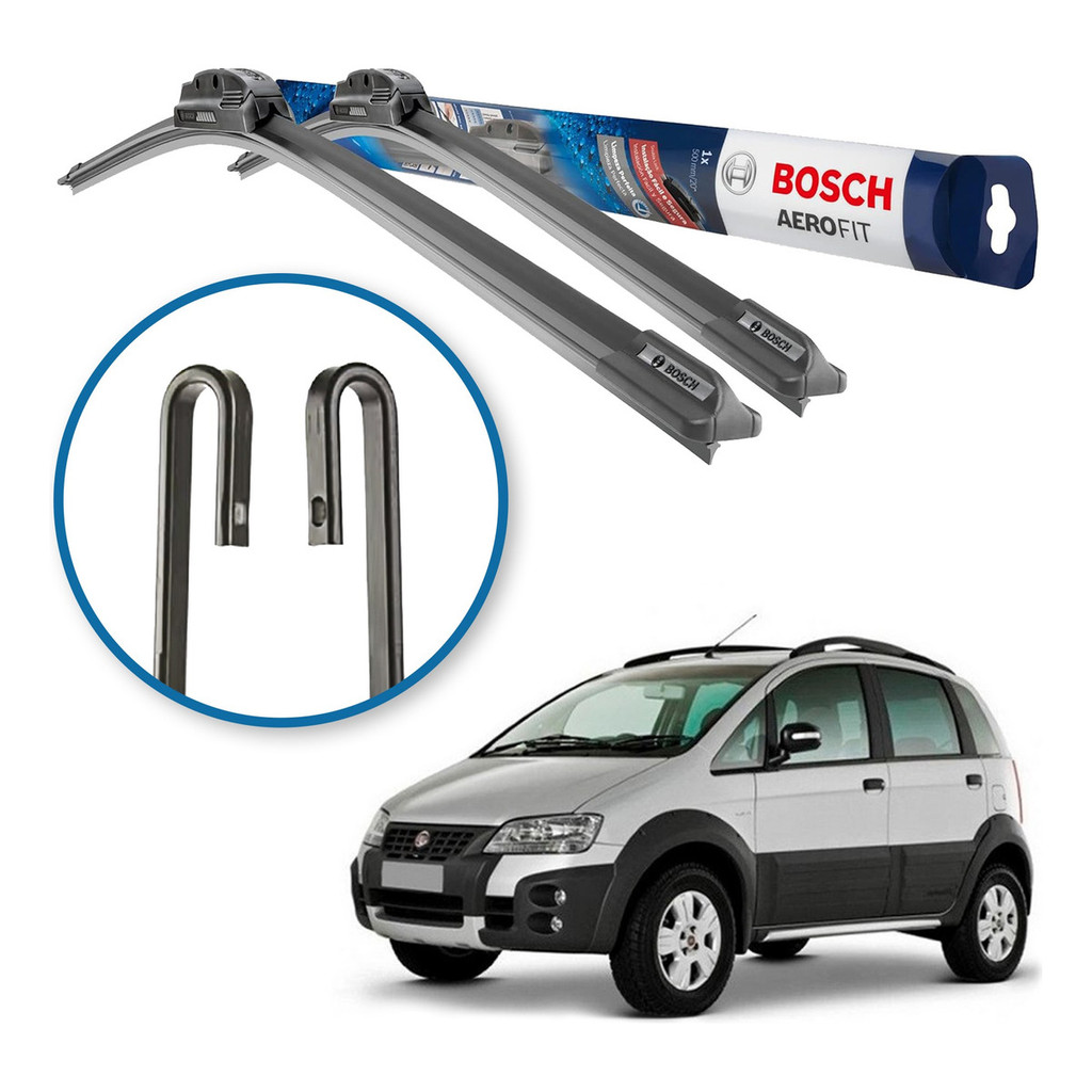 Palheta Limpador Parabrisa Original Bosch Fiat Idea Adventure 2005 A 2010 em Oferta na Shopee