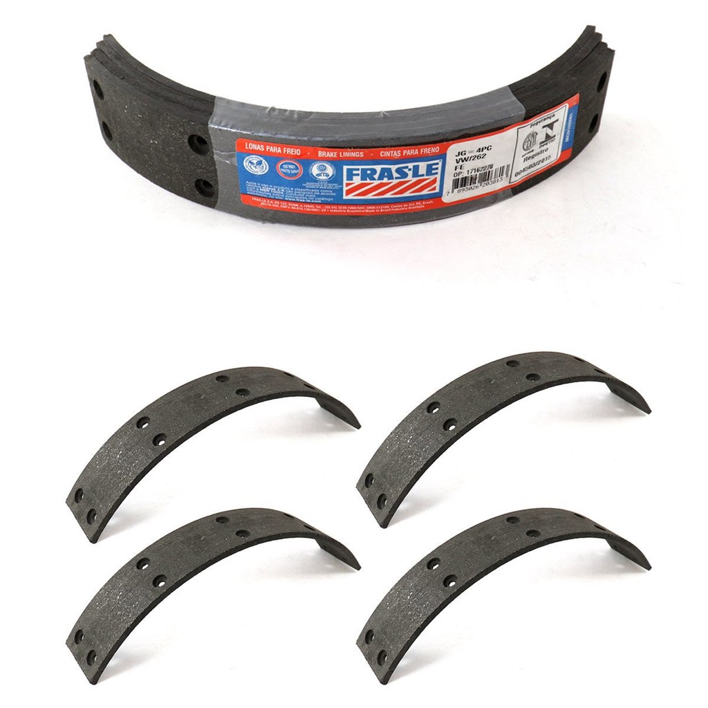 Lona Freio Dianteira Para Fusca 1300 1500 1600 Roda 4 Furos