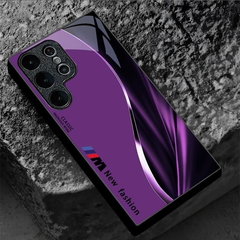 Estilo Empresarial (06) design Capa De Telefone De Vidro Para Samsung Galaxy S20 S21 S22 S23 S24 S25 Ultra Plus S23FE S2
