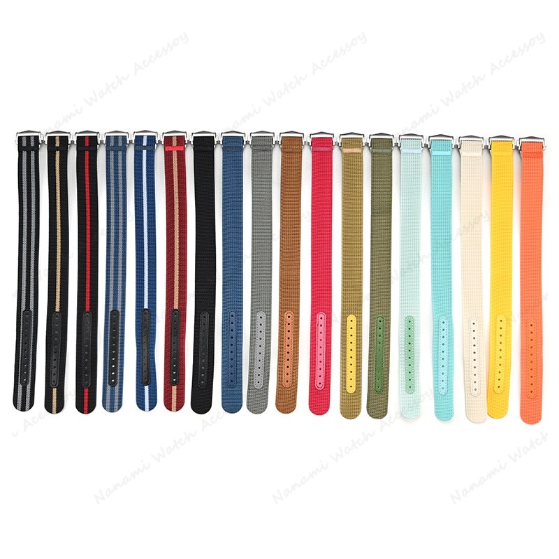 Detalhes do Pulseira De Relógio De Nylon NATO De Alta Qualidade , 20mm 22mm , Tecido Macio , Lona , Fivela Dobrável , Masculina , Fe