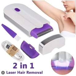 Depilador Removedor De Pelos os Gêneros Facial e Corporal Sem fio Recarregável