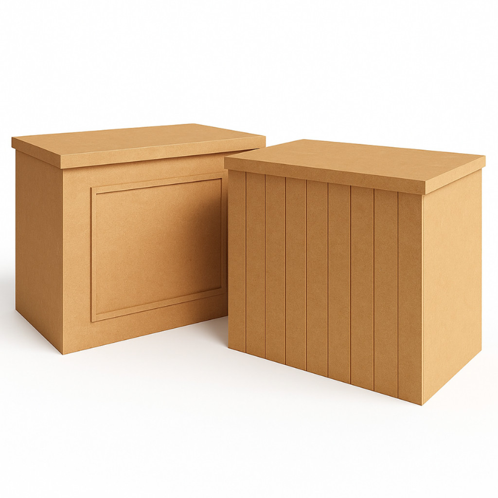 Kit 2 Mesa Fake MDF Frisada E Bonbonier Festa Aniversário Eventos Decoração Pegue e Monte