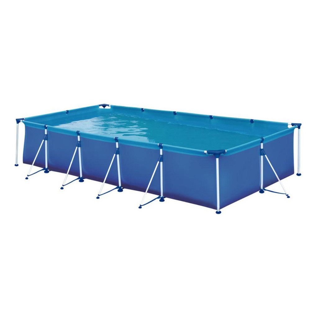 Piscina Premium Estruturada 7600 Litros Azul Retangular Mor em Oferta na Shopee