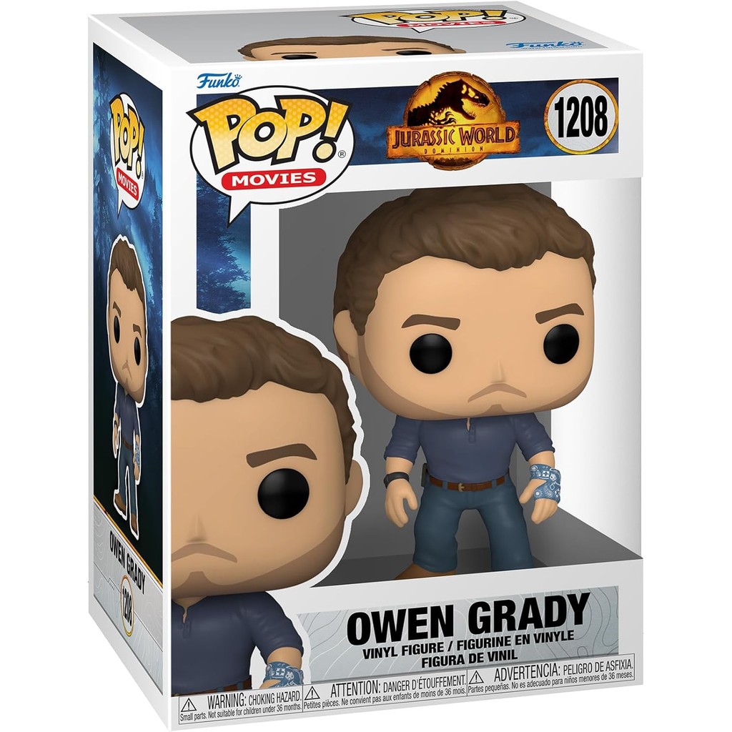 Funko Pop! Jurassic World - Owen Grady 1208 Novo Original