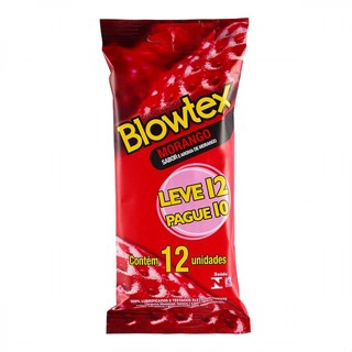 Preservativo Blowtex Morango Leve 12 Pague 10 Unidades em Oferta na Shopee