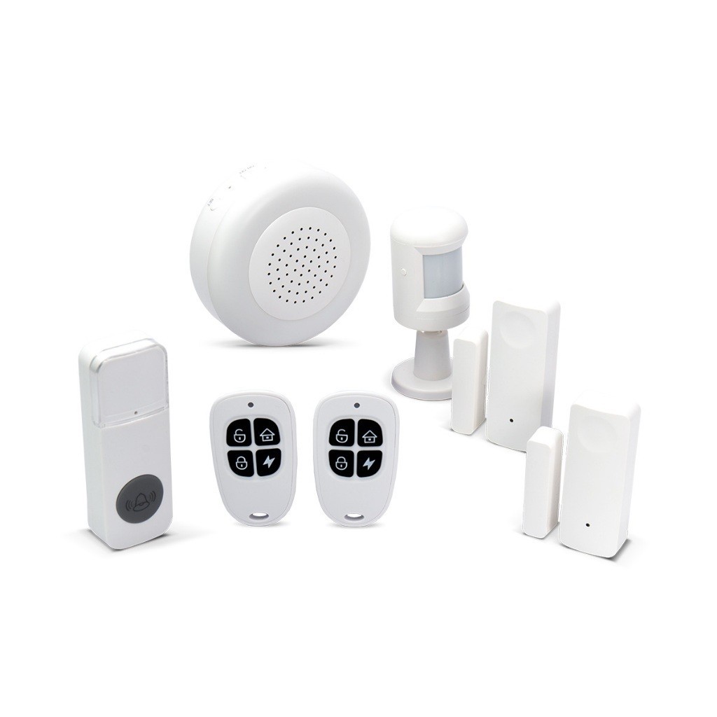 Kit Alarme Inteligente Residencial Wifi Rf Sensor Ekaza App